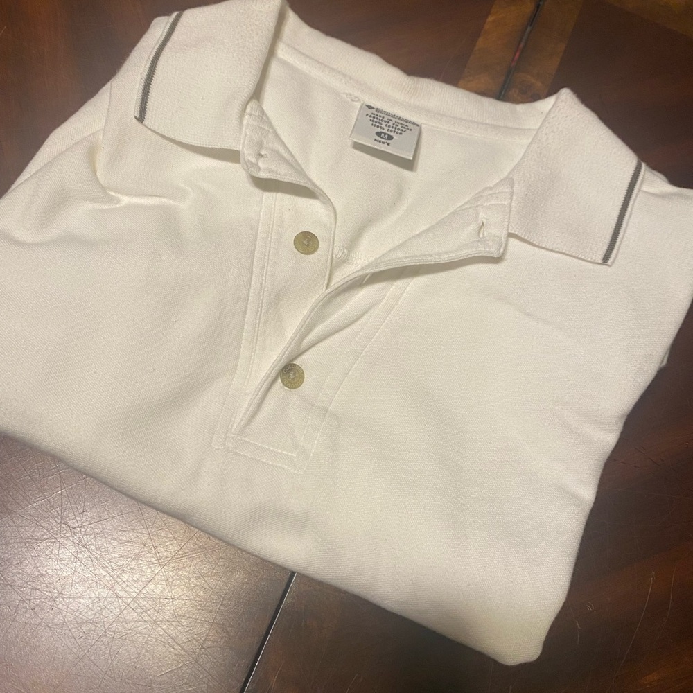 Columbia Men's White Polo Shirt - Picture 4 of 5